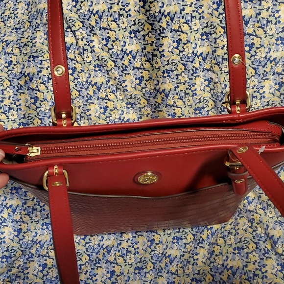Anne Klein Red Small Tote🎉🎉HP🎉🎉 - Picture 10 of 15